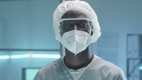 Portrait-of-African-American-Male-Lab-Scientist-in-Protective-Uniform